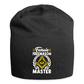 Masonic Freemasonry Fraternal - Jersey-Beanie - Schwarz - Vorne
