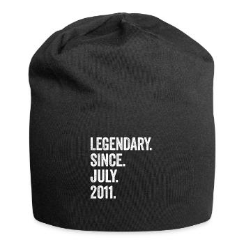 12e anniversaire 12 ans légendaires depuis juillet 2011 - Bonnet en jersey - noir - Devant