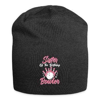 Bowling Skittles Bowler Bowling Club - Jersey Beanie - charcoal grey - Front