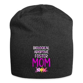 Stiefmutter - Jersey-Beanie - Anthrazit - Vorne