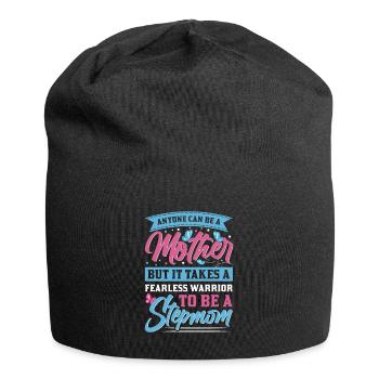 Stiefmutter - Jersey-Beanie - Schwarz - Vorne