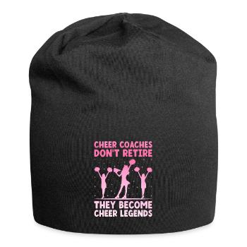 Cheerleading Coach Cheer Coach Cheerleader Cheer T - Jersey-Beanie - Schwarz - Vorne