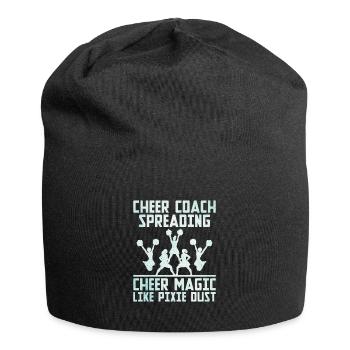 Cheerleading Coach Cheer Coach Cheerleader Cheer T - Jersey-Beanie - Schwarz - Vorne