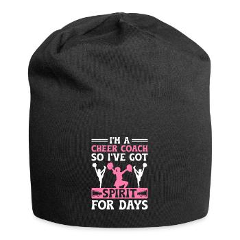 Cheerleading Coach Cheer Coach Cheerleader Cheer T - Jersey-Beanie - Schwarz - Vorne