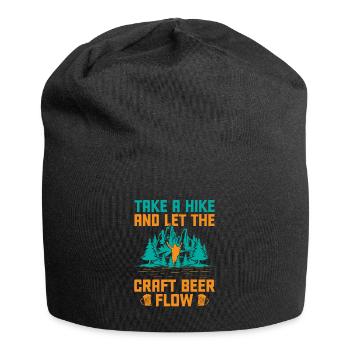 Wandern Bergsteigen Trekking Natur Outdoor Alco - Jersey-Beanie - Schwarz - Vorne