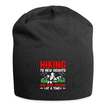 Randonnée Randonneur Nature Trekking Alpinisme en plein air - Bonnet en jersey - noir - Devant