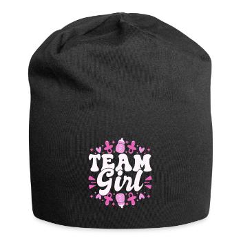 Gender Reveal Babygirl Baby Shower - Jersey-Beanie - Schwarz - Vorne