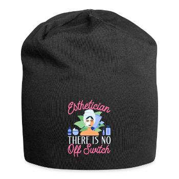 Beautician EstheticianThere's No - Jersey-Beanie - Schwarz - Vorne