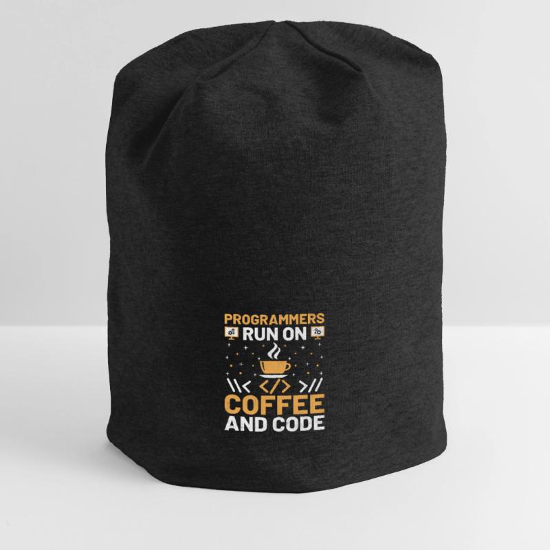 Café Codage Programmeur Codeur Développeur Nerd Coff Bonnet en jersey