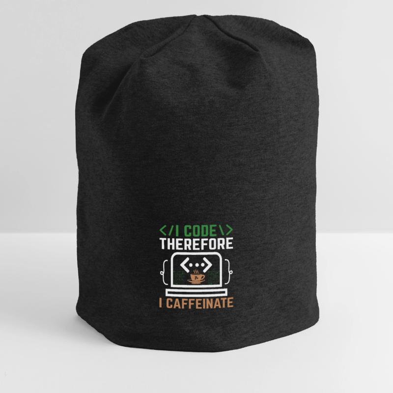 Coffee Coding Programmer Coder Developer Nerd Coff Jersey Beanie