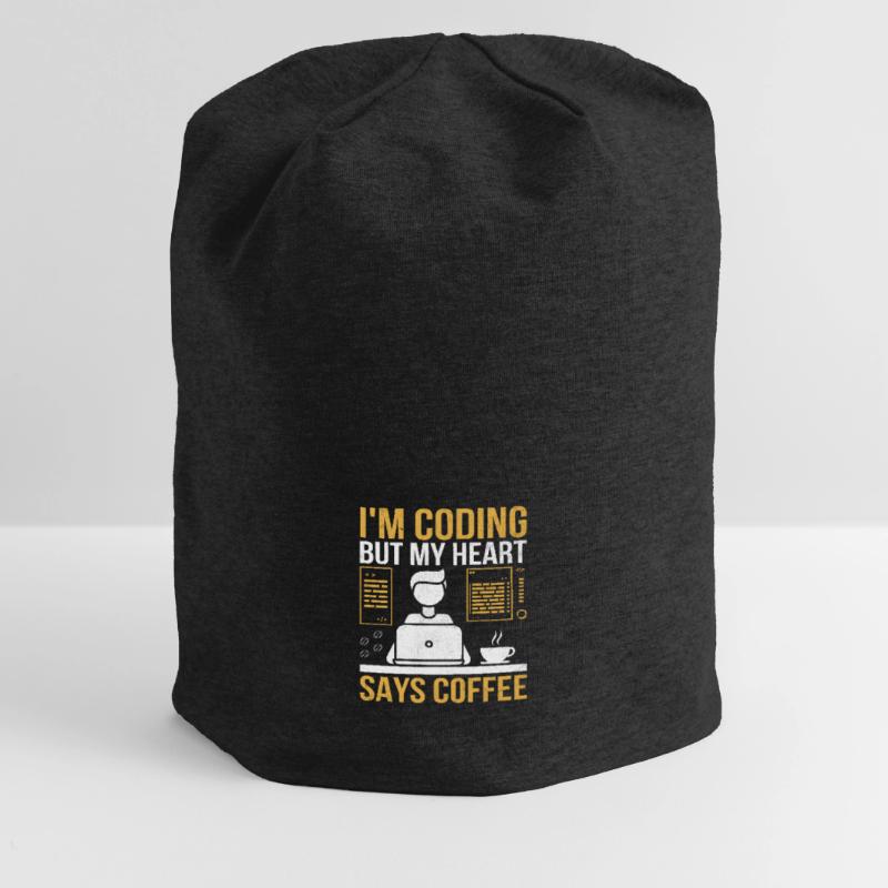 Kaffee-Codierung Programmierer Programmierer Entwickler Nerd Coff Jersey-Beanie