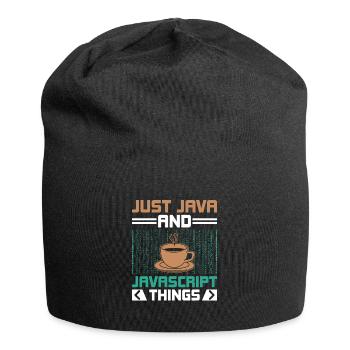 Café Codage Programmeur Codeur Développeur Nerd Coff - Bonnet en jersey - noir - Devant