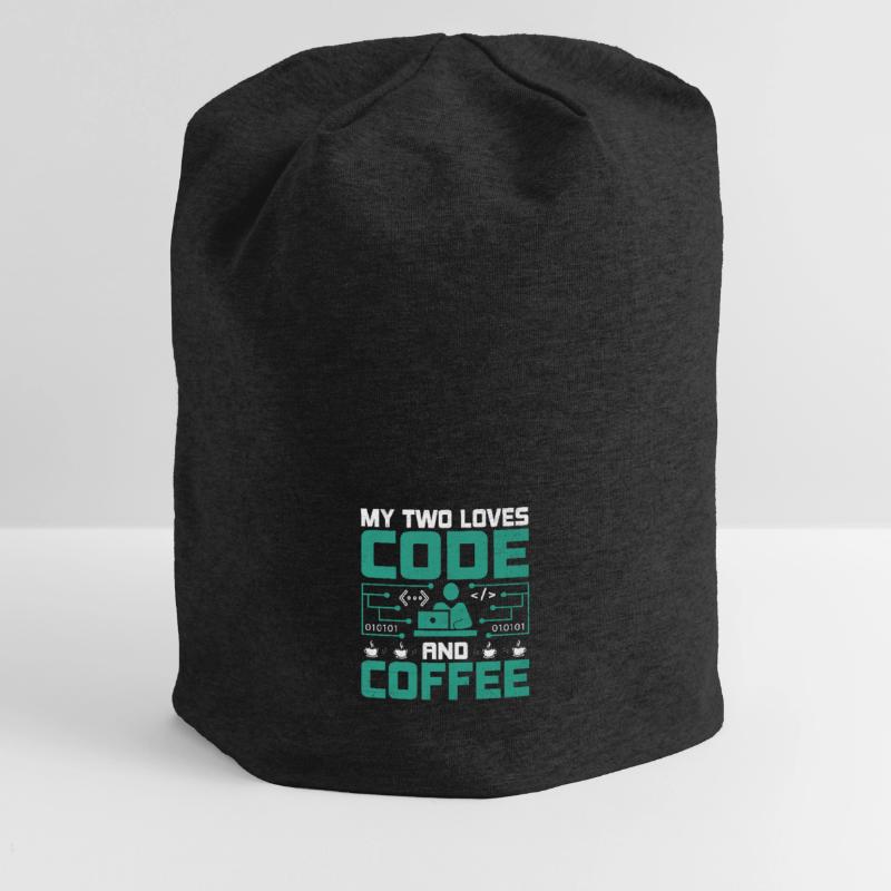 Coffee Coding Programmer Coder Developer Nerd Coff Jersey Beanie