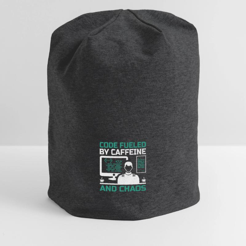 Café Codage Programmeur Codeur Développeur Nerd Coff Bonnet en jersey