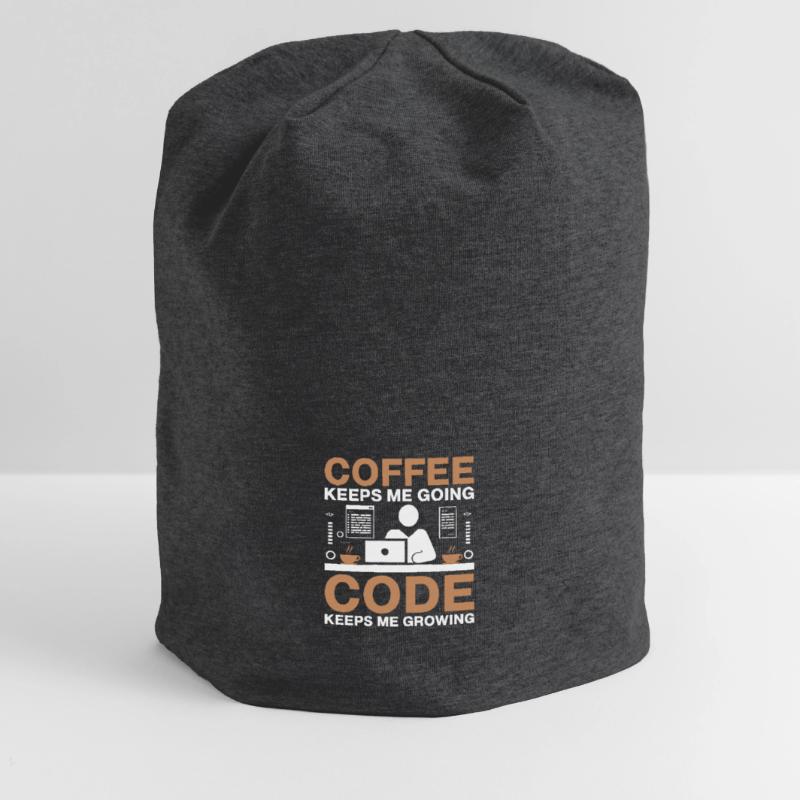 Kaffee-Codierung Programmierer Programmierer Entwickler Nerd Coff Jersey-Beanie
