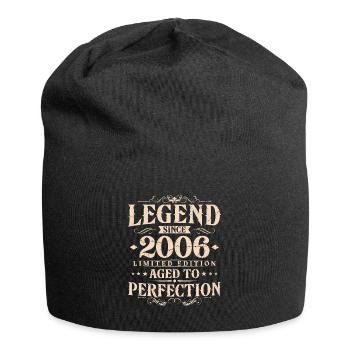 Légende depuis 2006 Vintage Born Anniversaire - Bonnet en jersey - noir - Devant