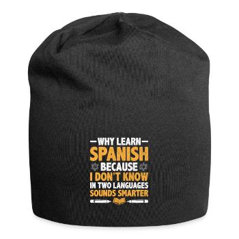 Foreign Language Teacher School Languages Teachers - Jersey Beanie - black - Front