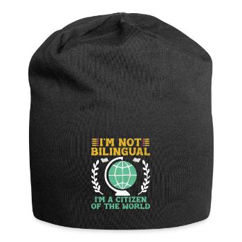 Foreign Language Teacher School Languages Teachers - Jersey Beanie - black - Front