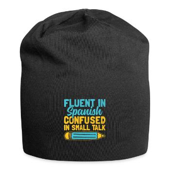 Foreign Language Teacher School Languages Teachers - Jersey Beanie - black - Front