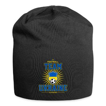 Ukraine - Jersey-Beanie - Schwarz - Vorne