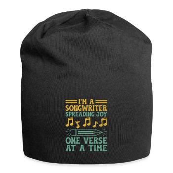 Musician Songwriter Singer Musician Music Music Pr - Jersey Beanie - black - Front