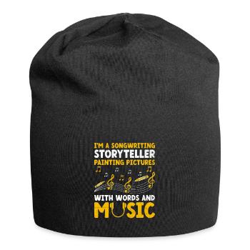 Musician Songwriter Singer Musician Music Music Pr - Jersey Beanie - black - Front