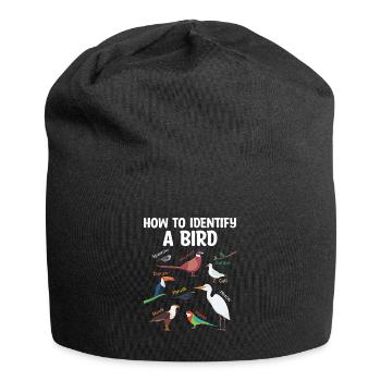 Comment identifier un ornithologue ornithologue - Bonnet en jersey - noir - Devant