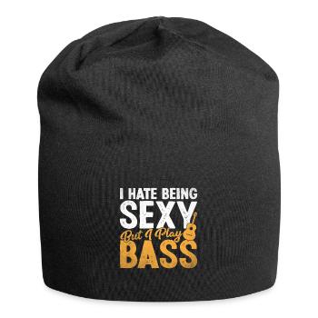 I Hate Being Sexy But I Play Bass Guitar Player - Jersey Beanie - black - Front