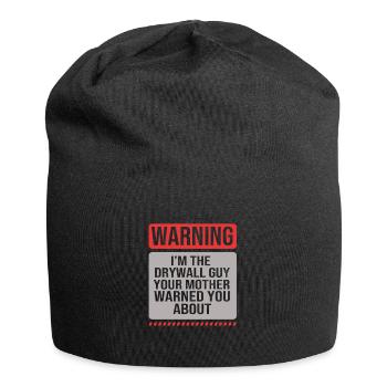 Construction site drywall assembly fitter - Jersey Beanie - black - Front