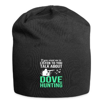 Pigeon Hunt Hunting Hunters - Jersey Beanie - black - Front