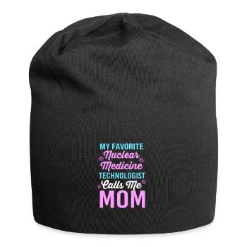Nuklear Nuklearmedizin Atom Radiologie - Jersey-Beanie - Schwarz - Vorne