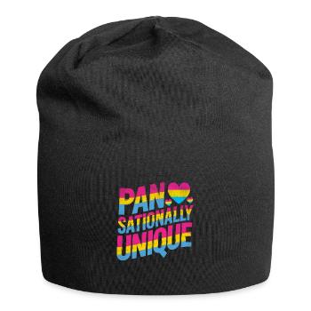 Pan Sationally Unique LGBTQIA Pride Pansexuality - Jersey Beanie - black - Front