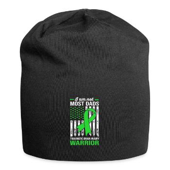 Car accident Traumatic brain injury Traumatic brain injury - Jersey Beanie - black - Front