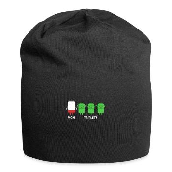 Drilling Mutter Mama - Jersey-Beanie - Schwarz - Vorne