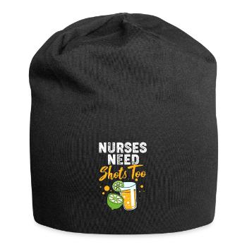 Krankenpfleger Krankenhaus Pfleger - Jersey-Beanie - Schwarz - Vorne