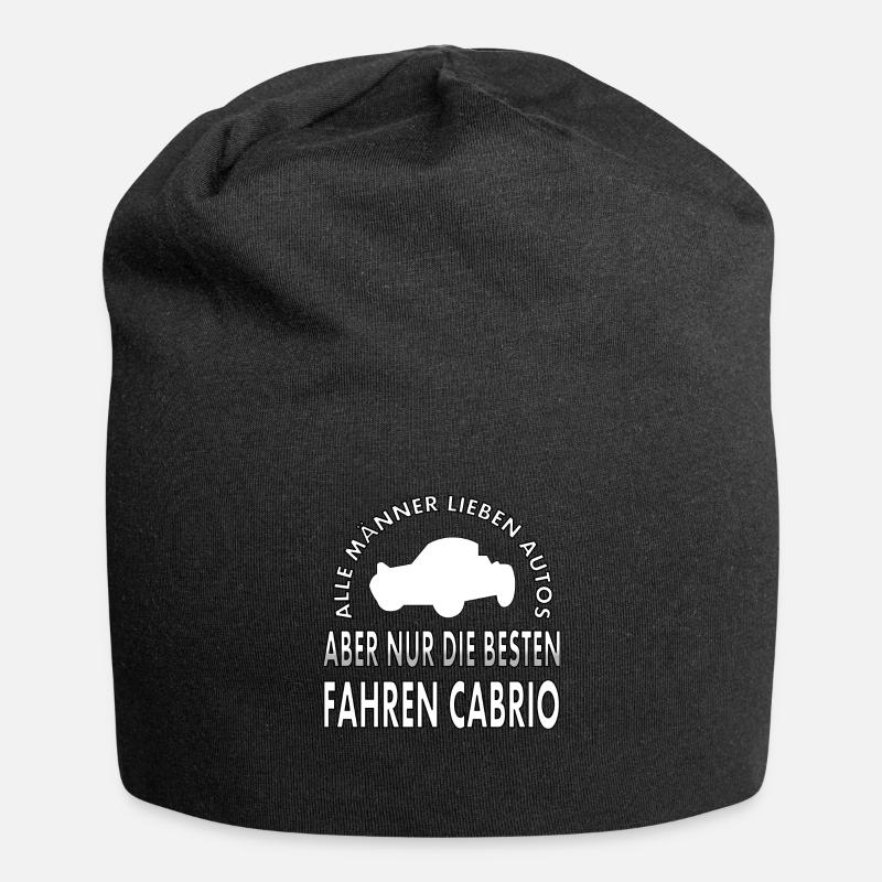 Cabrio - Jersey-Beanie - Schwarz