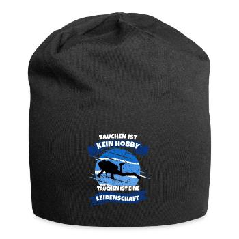 Tauchen Scuba Taucher Ausrüstung - Jersey-Beanie - Schwarz - Vorne