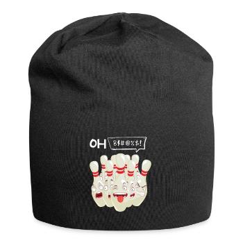 Conception de bol pour les joueurs de bowling Sportifs - Bonnet en jersey - noir - Devant
