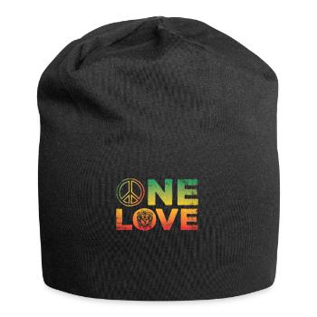 Ein Liebesdesign Für Reggae Rasta - Jersey-Beanie - Schwarz - Vorne