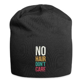 No hair is not interested in - Jersey Beanie - black - Front