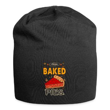 Freshly baked cakes for bakers or baking fans - Jersey Beanie - black - Front