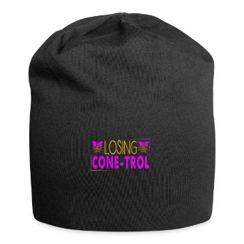 Verlust Von Cone-trol Für Gefrorenen Süßen Fan - Jersey-Beanie - Schwarz - Vorne