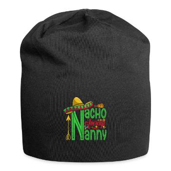 Nacho, Average Nanny For - Jersey Beanie - black - Front