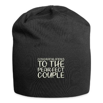 Congratulations To The Pear-fect For The - Jersey Beanie - black - Front