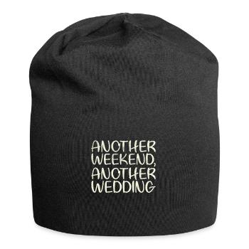 Another weekend, another wedding for - Jersey Beanie - black - Front