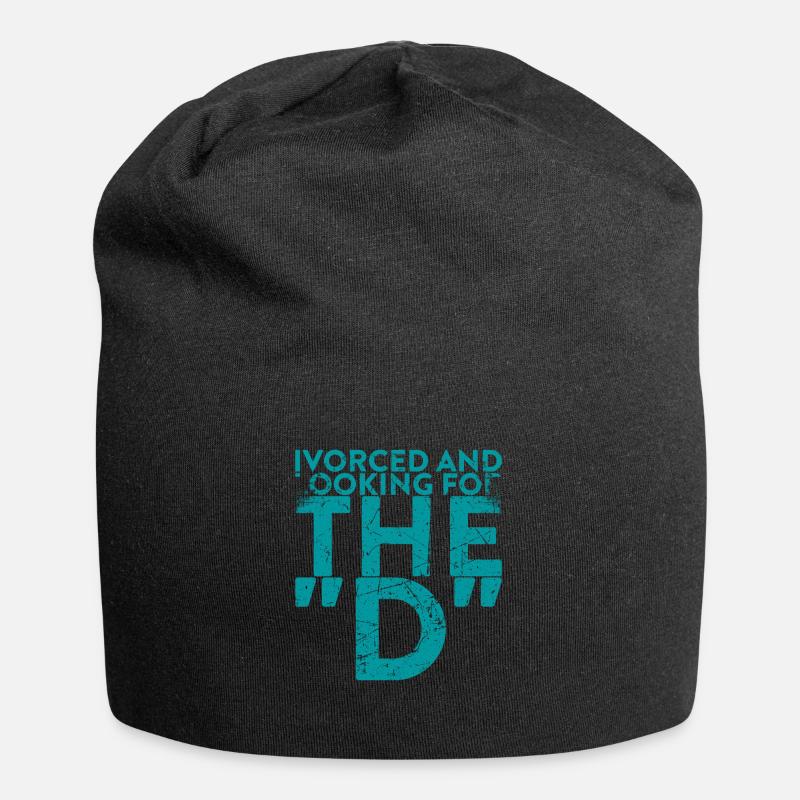 Vorced et à la recherche du D pour le - Bonnet en jersey - noir