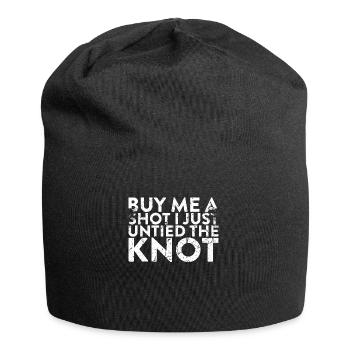 Achetez-moi un coup que je viens d’obtenir le - Bonnet en jersey - noir - Devant