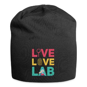 Live Love Lab, Enquêteur - Bonnet en jersey - noir - Devant