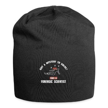 Avez-vous un casse-tête à résoudre? Appelez un - Bonnet en jersey - noir - Devant