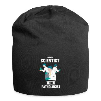 Forensic scientist instead of pathologist, investigator - Jersey Beanie - black - Front